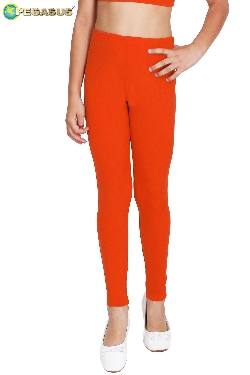 LEGGINS DANZA LYCRA ARANCIONE BAMBINA